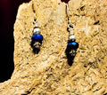 Celtic Twilight Hammered Spiral Dangle Earrings