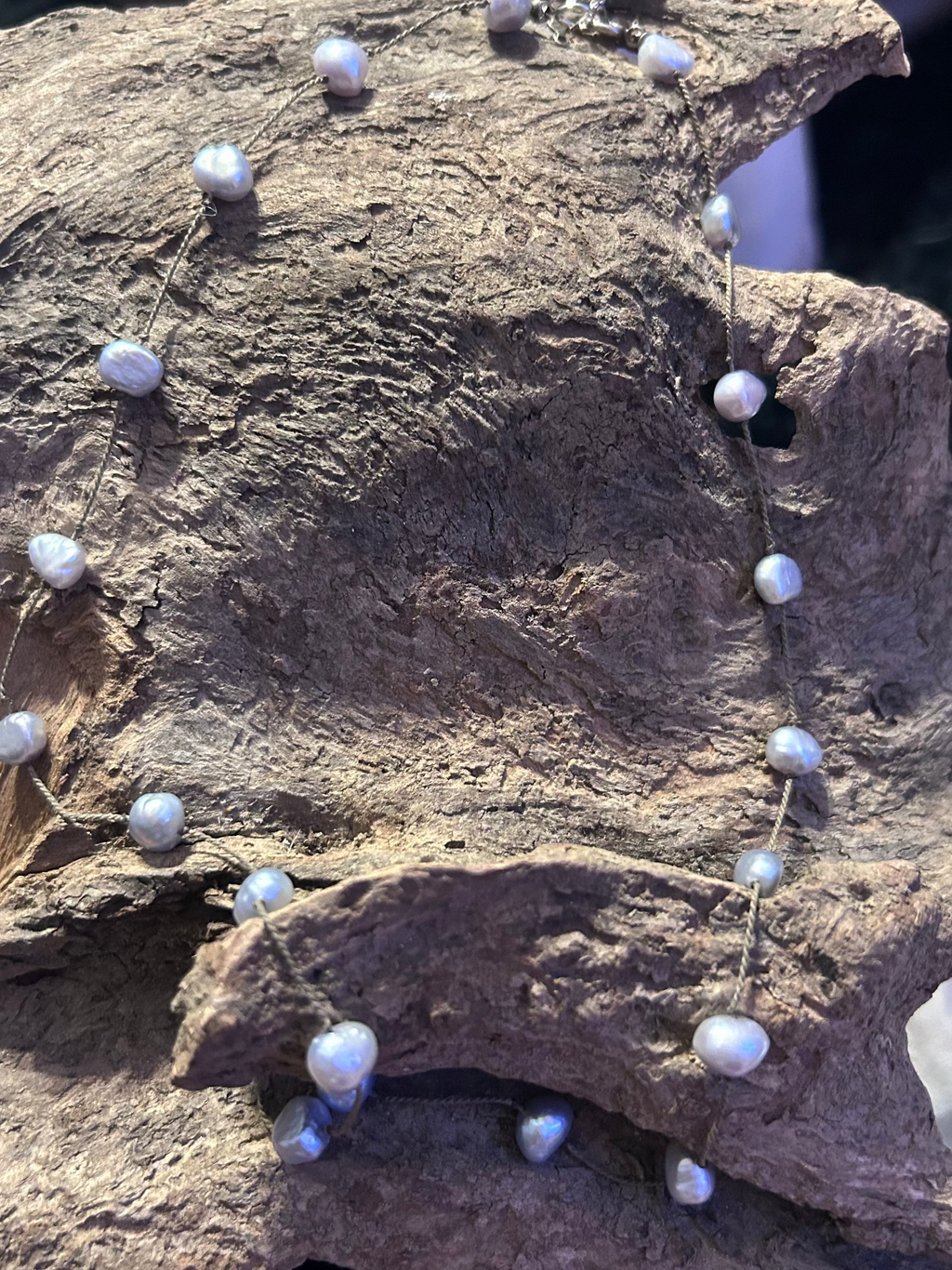 Silver -Blue Akoya Pearls