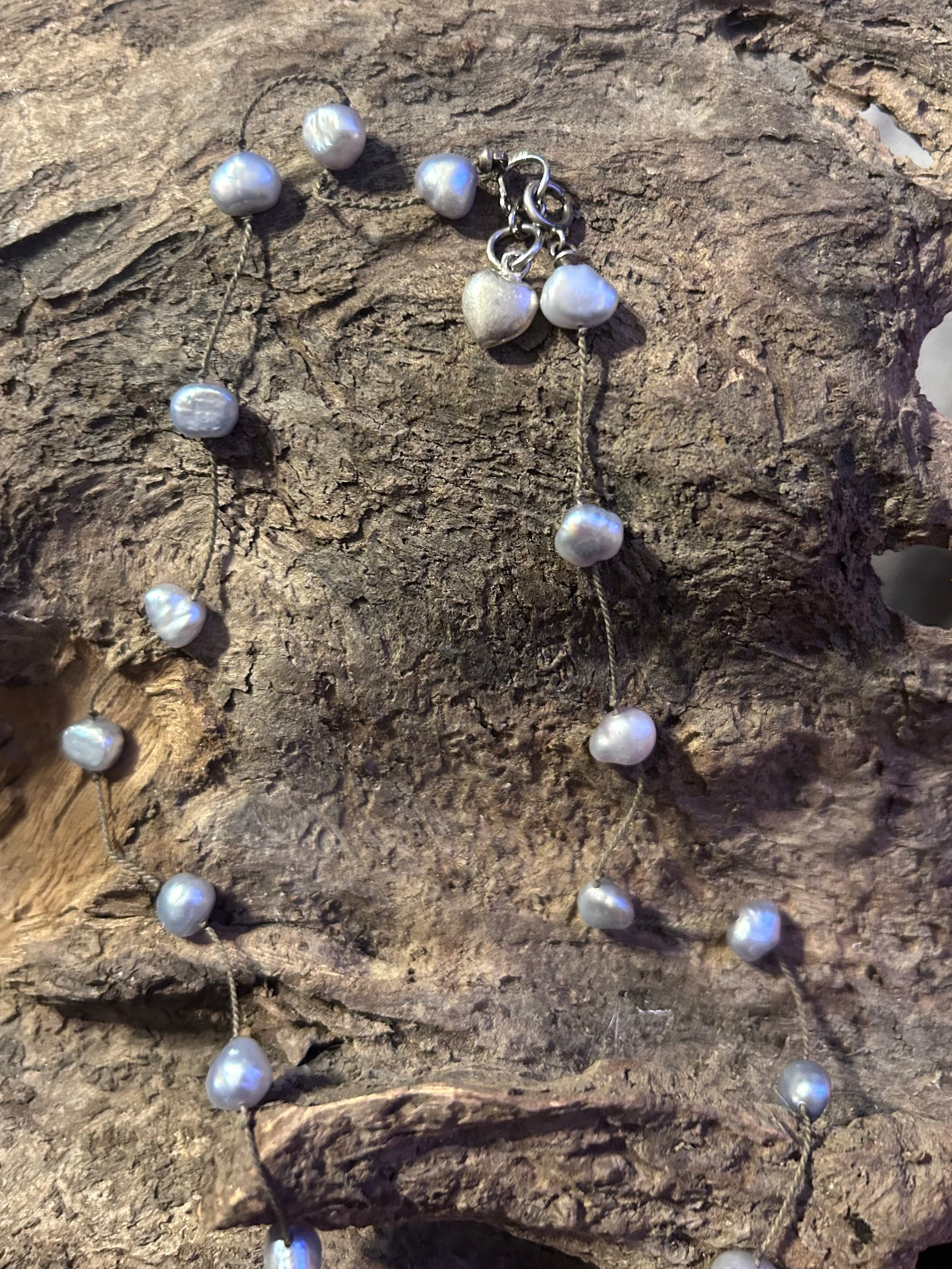 Silver -Blue Akoya Pearls